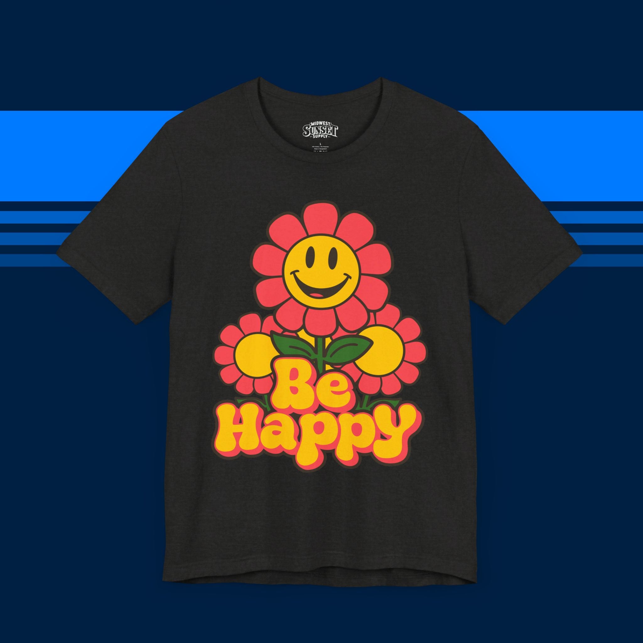 Be Happy Vintage Tee