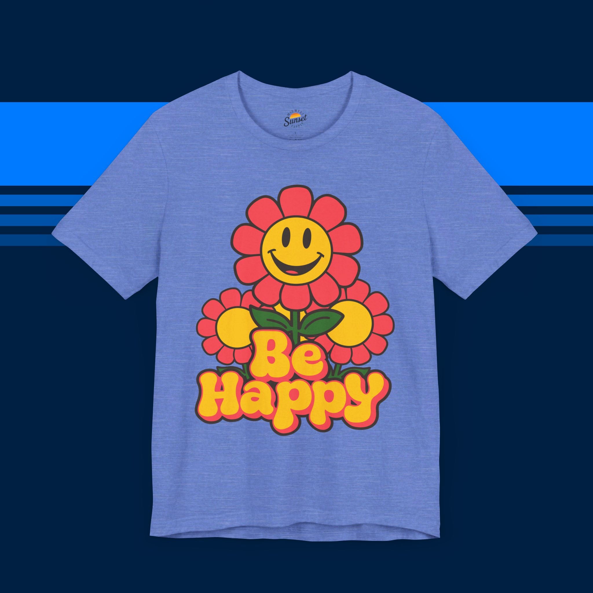 Be Happy Vintage Tee